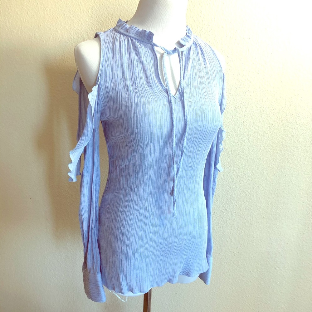 Woman’s Anthropologie Cold Shoulder Blouse Sz S